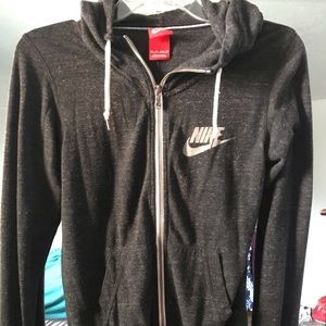 Nike Black zip up hoodie jacket